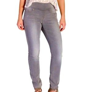 JAG JEANS Gray Cotton High Rise Nora Pull on Skinny Womens Size 0